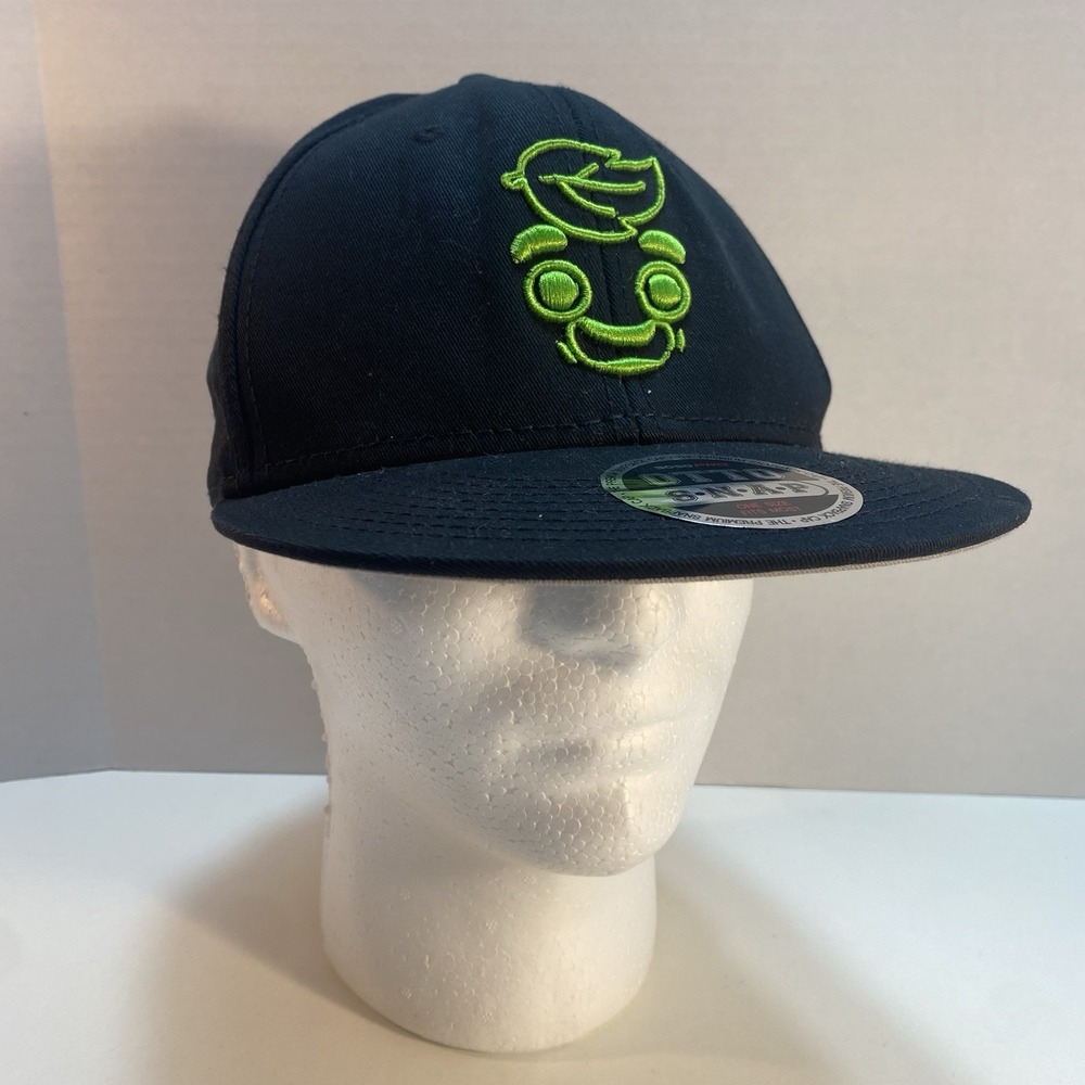Otto Snap SnapBack Cap Hat Limited Edition Guava Juice Logo Black Green
